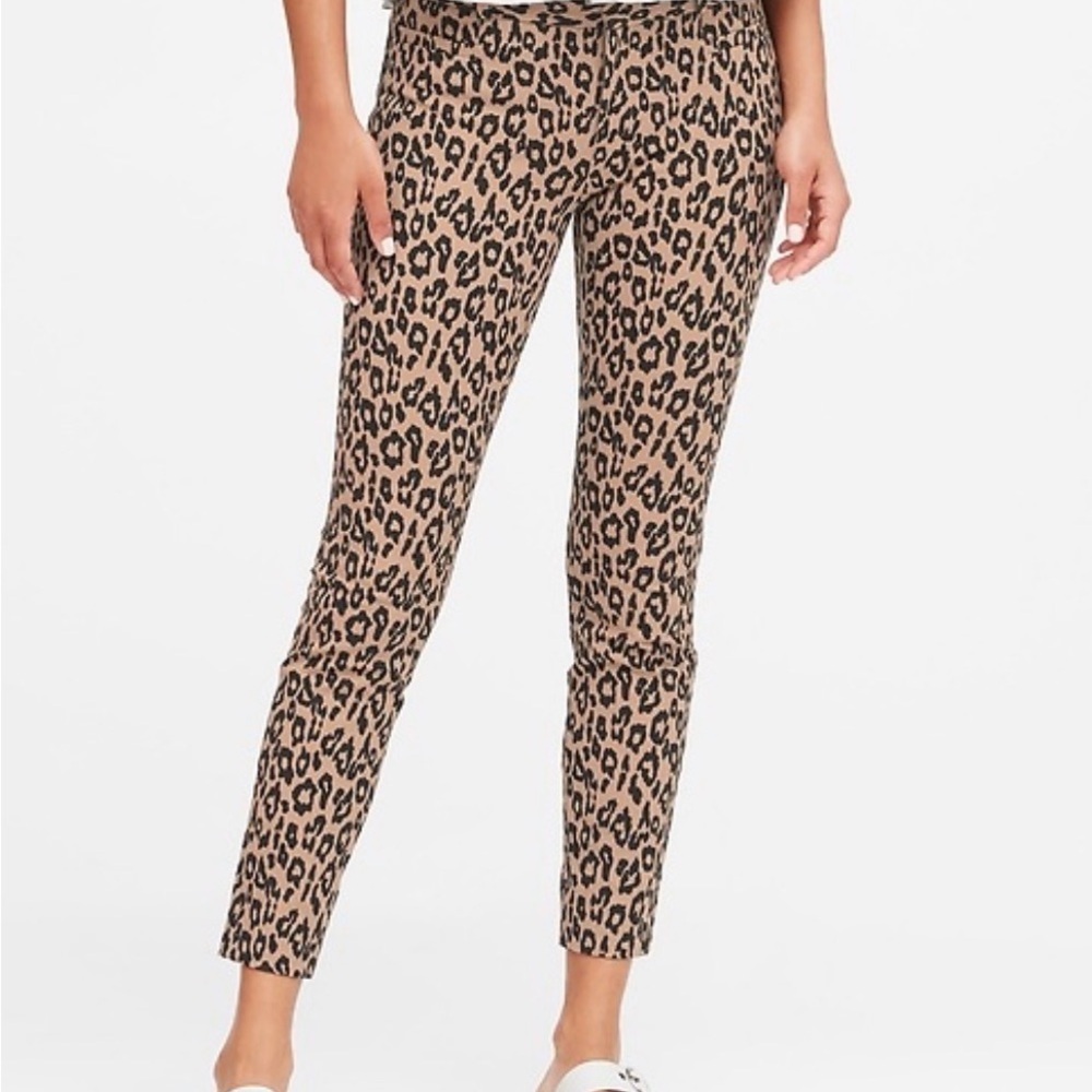 Leopard Print Skinny Pants